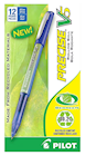 PENS, ROLLERBALL, PILOT V5, EXTRA FINE PRINT, BLUE INK, 12/CT THUMBNAIL